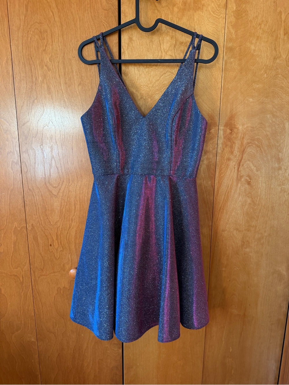 Xscape Iridescent Cocktail Dress
